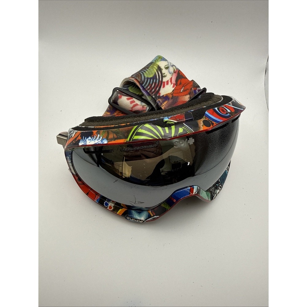 Spy Snow Goggle Blurry White Martini Zed Red White Blue Gemini Lens Technology